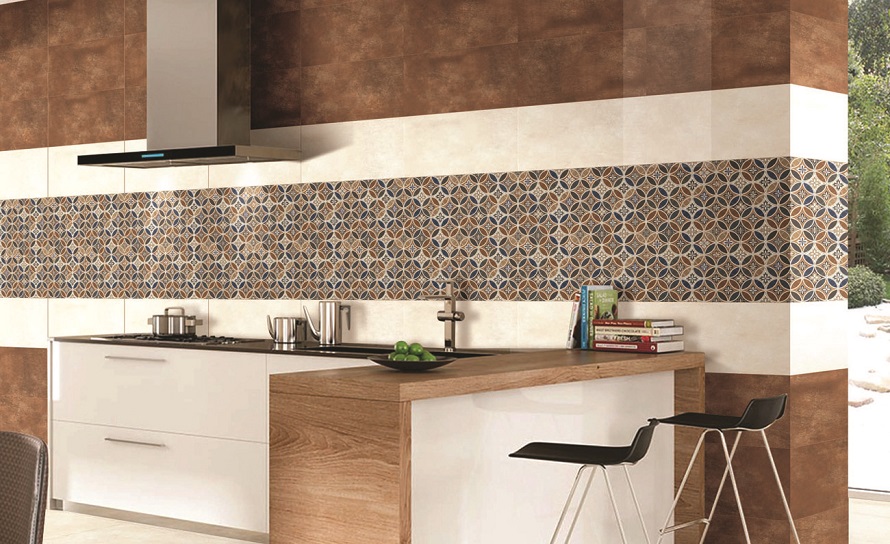 Stylish kitchen floor tiles