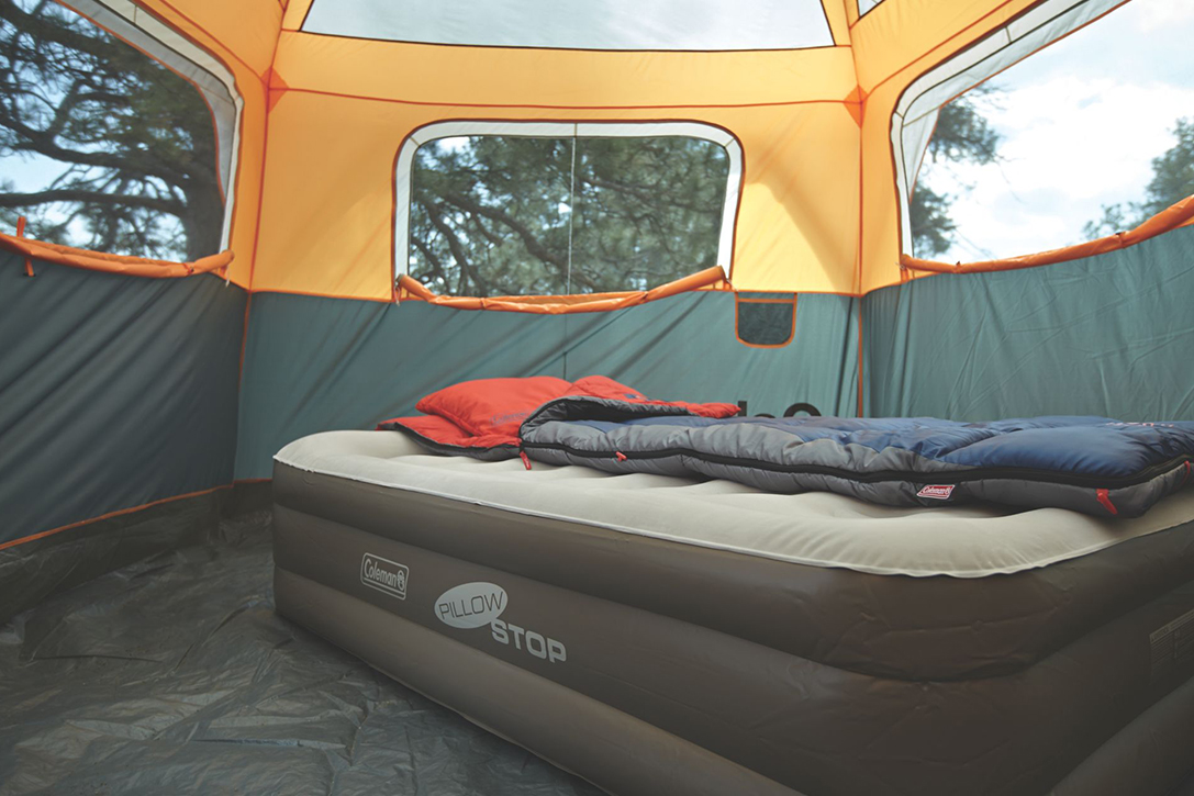 If what you want is to feel the same comfiness when sleeping just like at home, then you should think about investing in a quality air bed. A bed of this kind will not only improve your sleep while camping but will also keep you warm. And since they're available in different sizes, you can pick the one that best meets your needs.