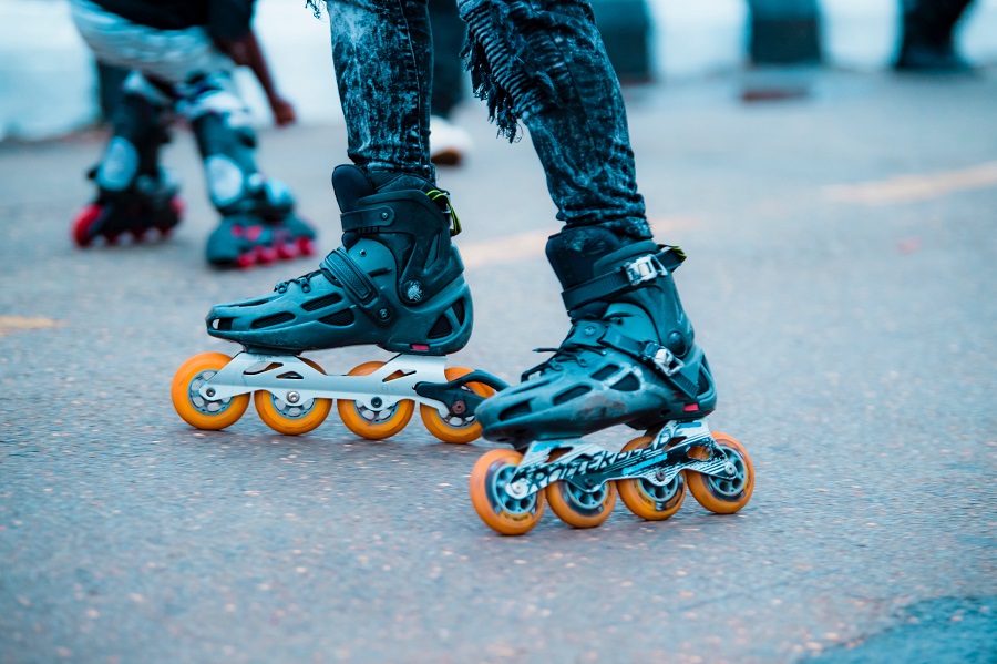 picture of a person riding inline skates 