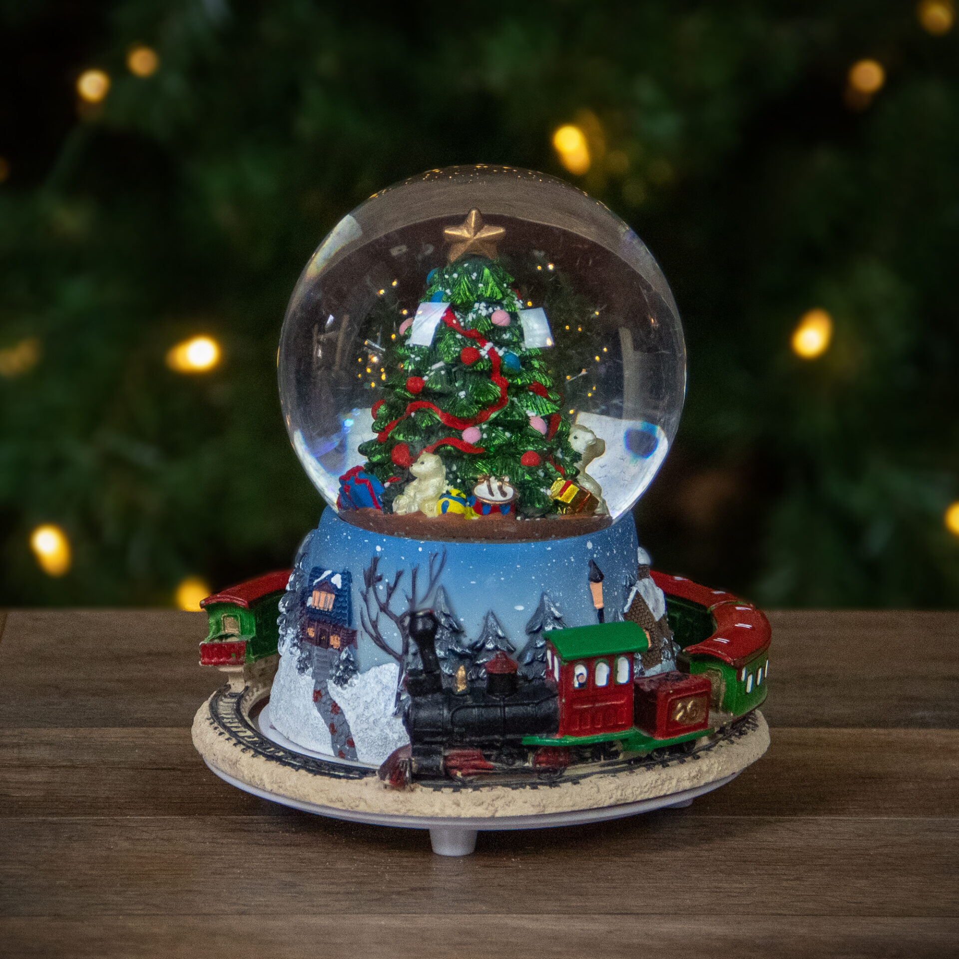 This is perhaps the first thing that comes to people's minds when talking about Christmas ornaments. This traditional globe stands for everything merry and bright about the season. With its snow-covered landscape, this lovely decor piece is sure to bring out the festive spirit in anyone who takes a look at it.