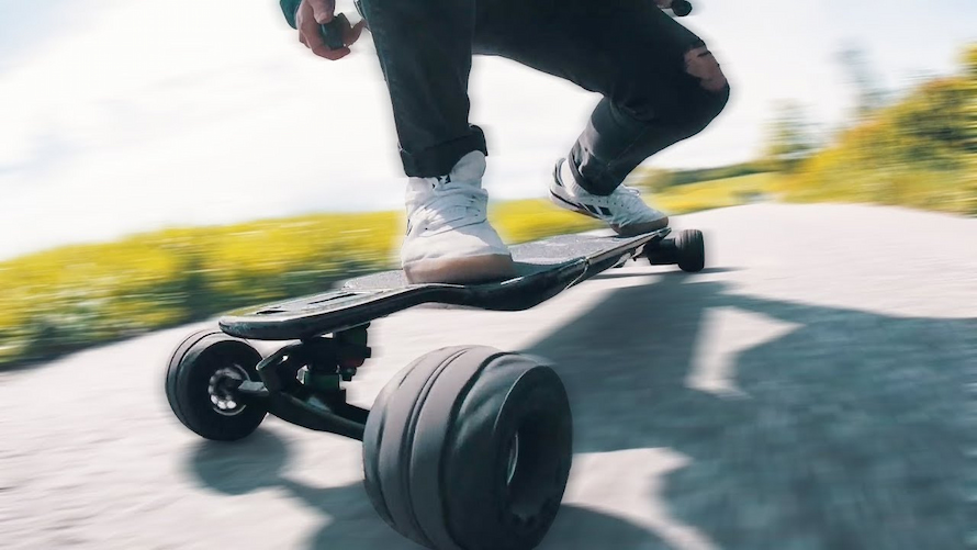 electric skateboard and wheels