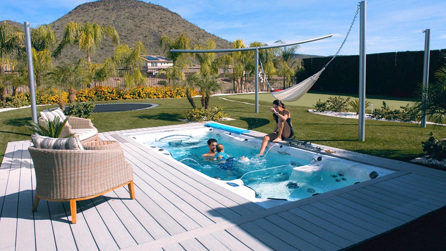 unique features swim spa pool