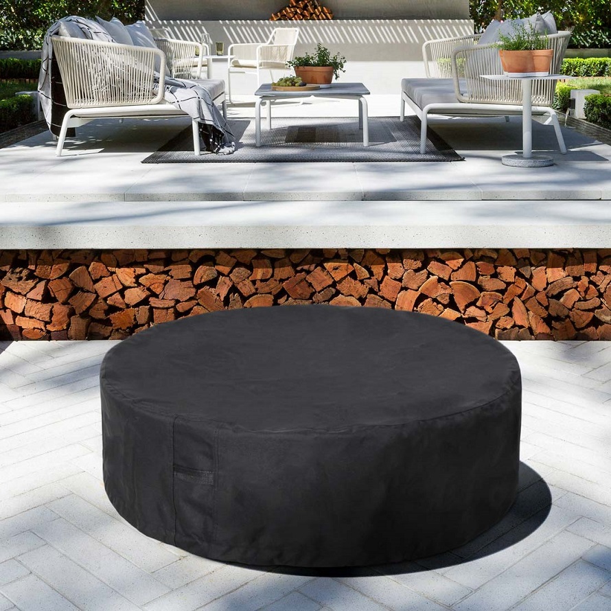 Rain cover for a fire pit