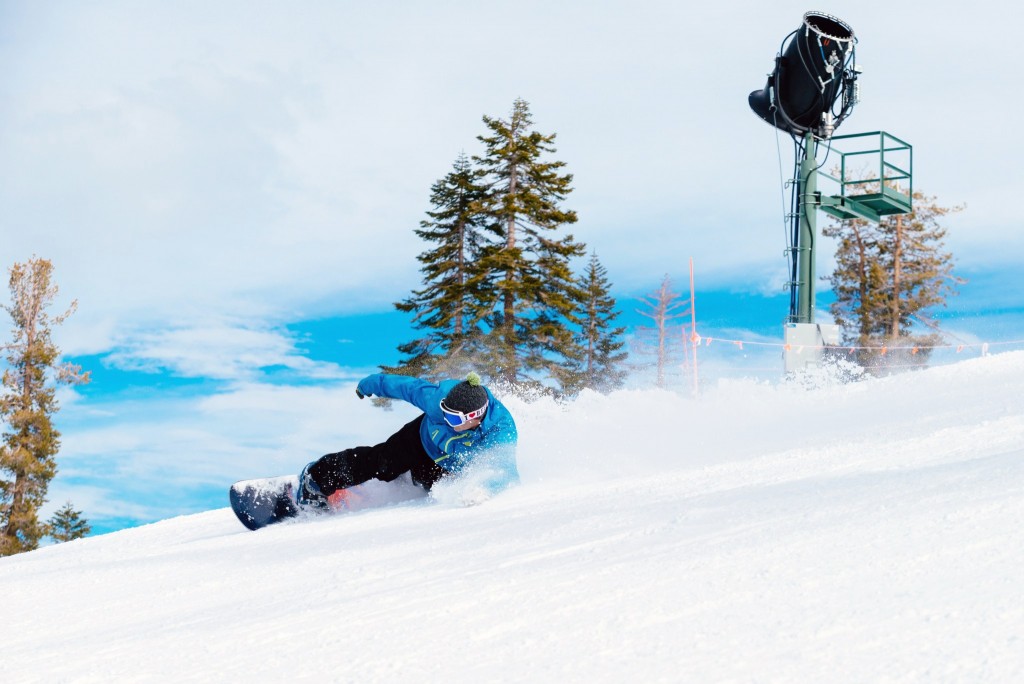 snowboarding