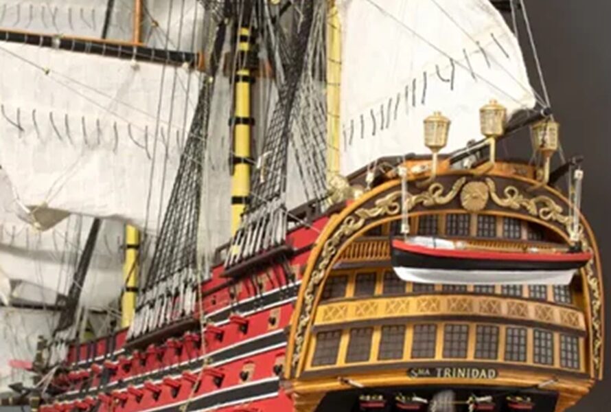 Artesania 22901 1/84 Santisima Trinidad at Trafalgar 1805 Wooden Ship Model Kit