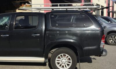 car with high duty roof racks