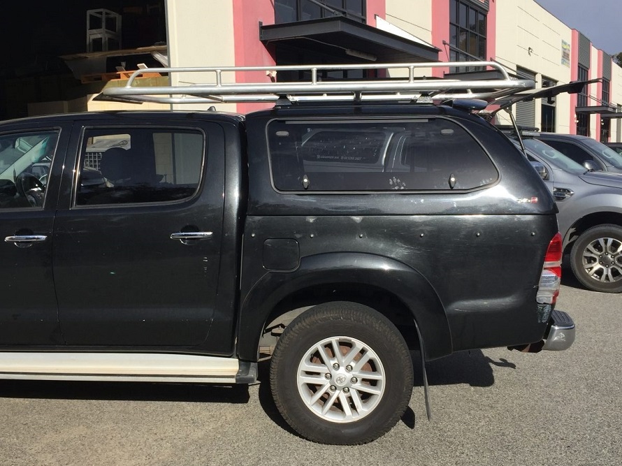 car with high duty roof racks