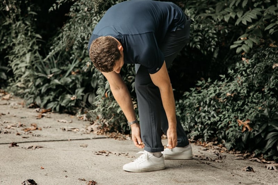 man style in designer sneakers