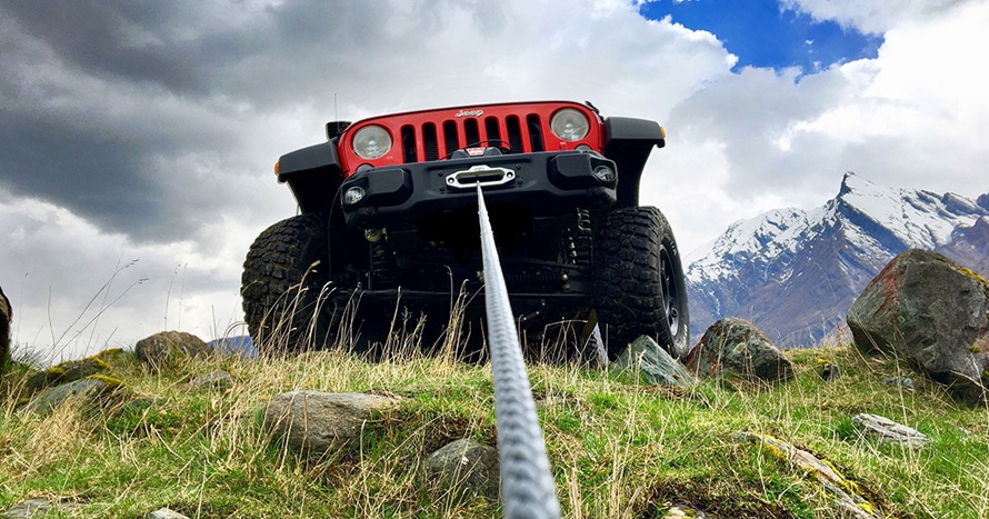jeep with winch 