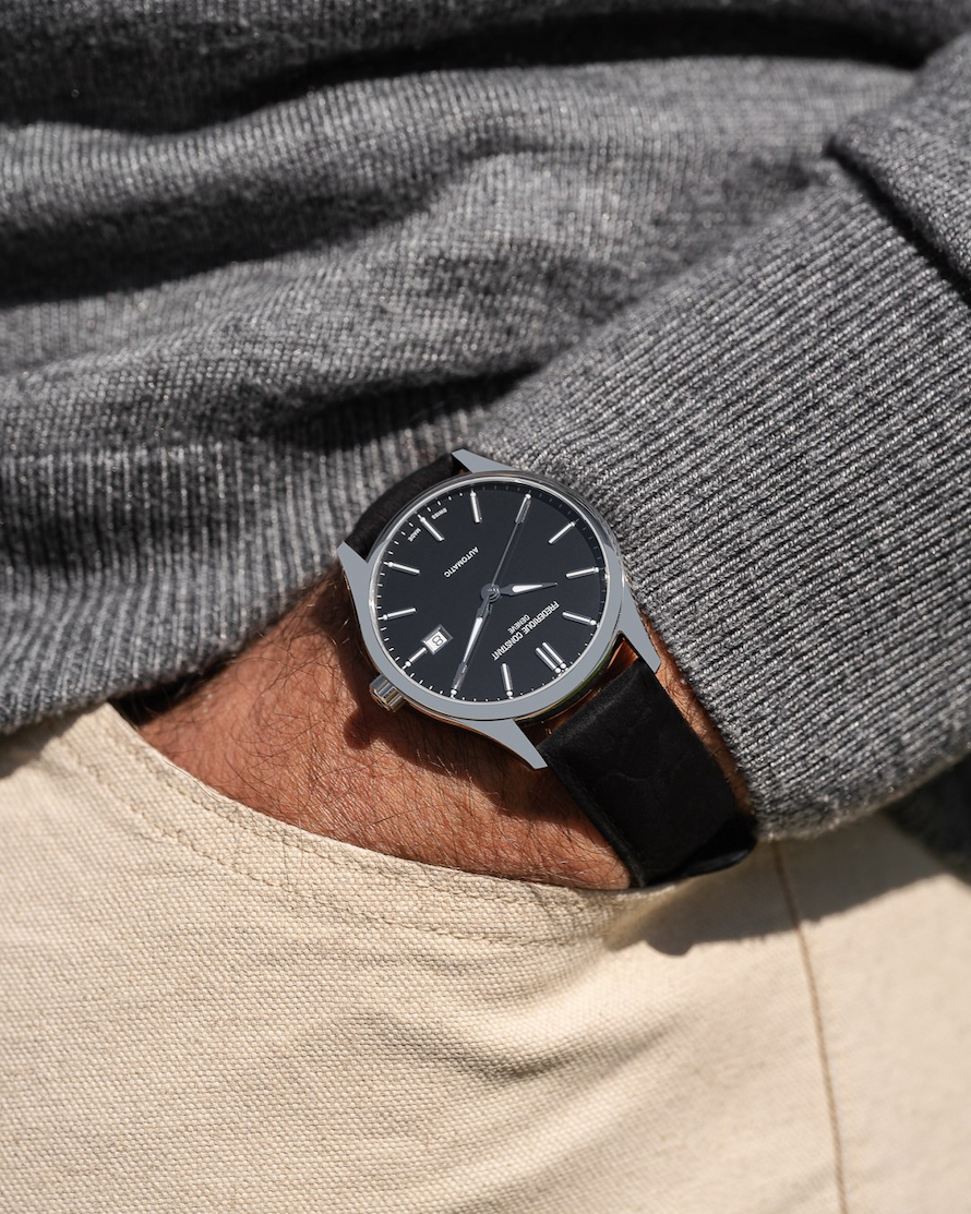 Case Size-Wrist Fit-Black-Dial-Watches