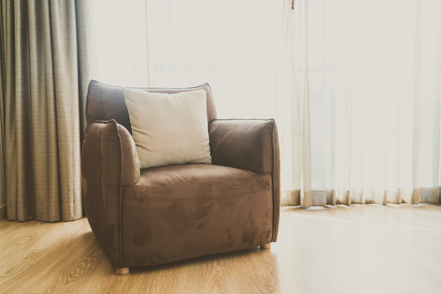 armchair in the living room