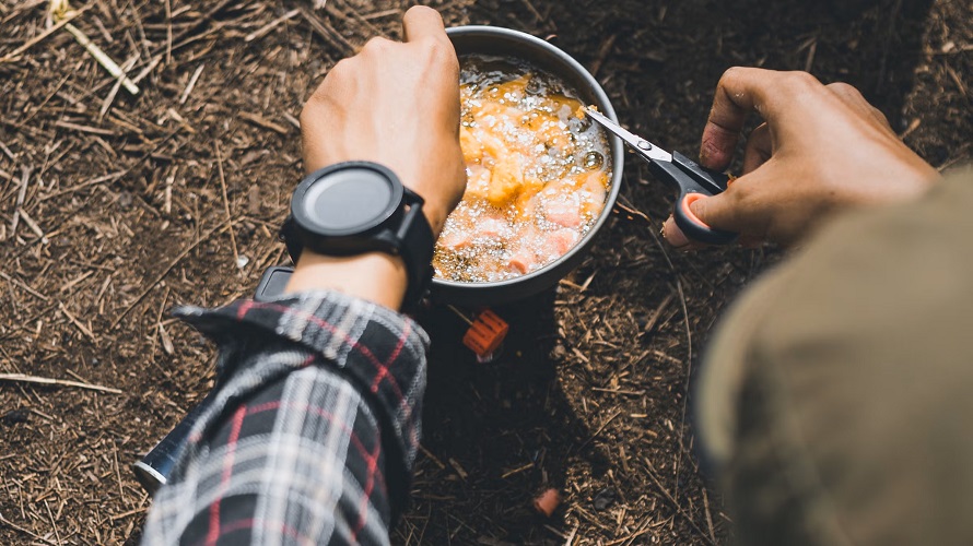 Cooking outdoors
