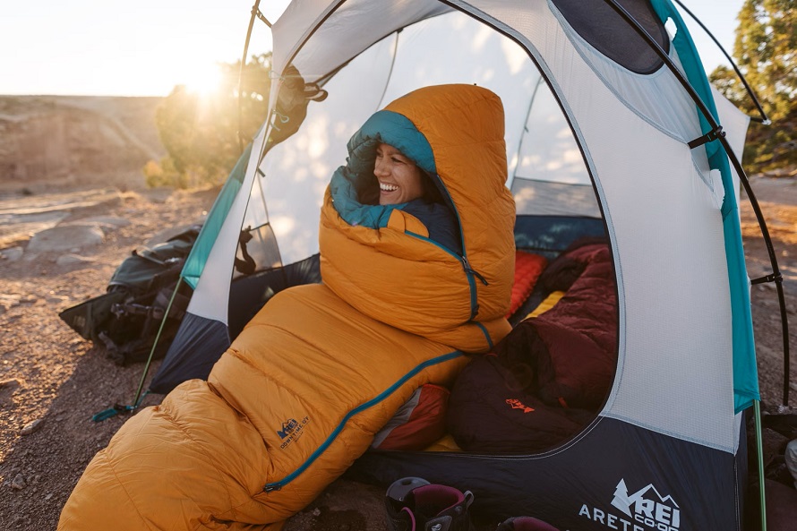 Sleeping bag for camping