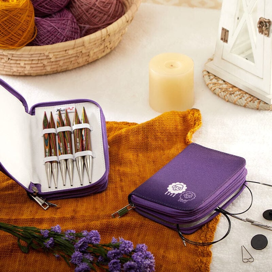 KnitPro "Symfonie" 13cm (5") Interchangeable Circular Knitting Needles - Chunky Set