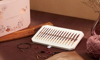 KnitPro "Symfonie Rose" 13cm (5") Interchangeable Knitting Needles - Deluxe Set