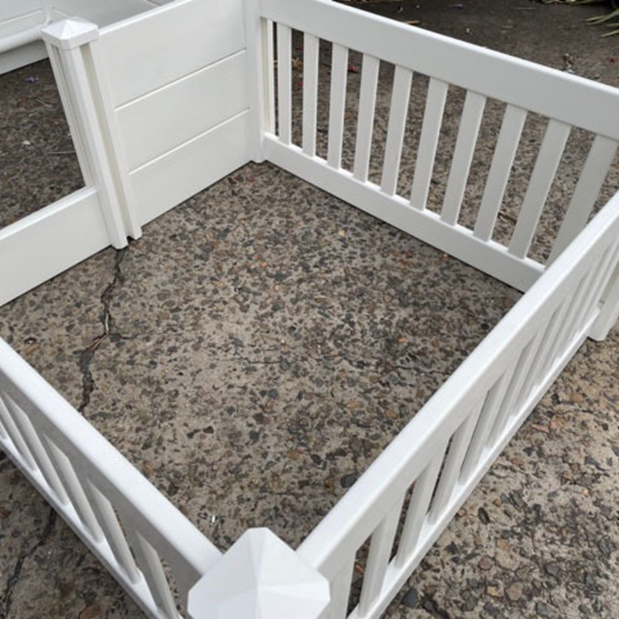 VEBO PVC 150cm Whelping Box & Playpen Kit for Dogs (92cm tall)